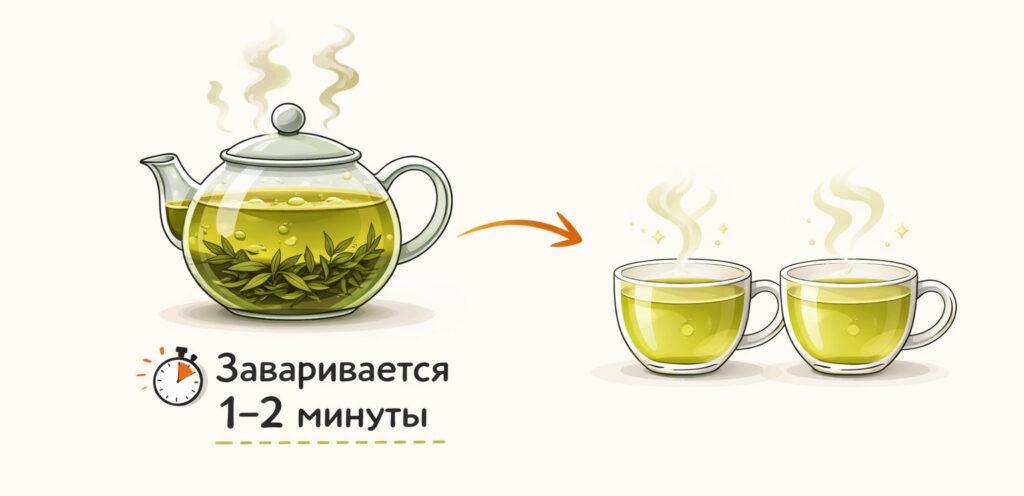 Как заваривать зеленый чай в чайнике правильно?